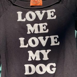 2001 (vintage) Juicy long sleeve T Love me love my Dog